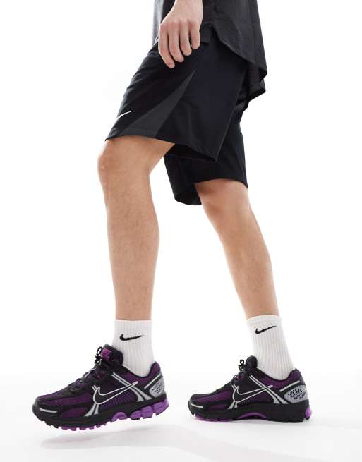 Nike Zoom Vomero 5 sneakers in black and purple, 5 of 5