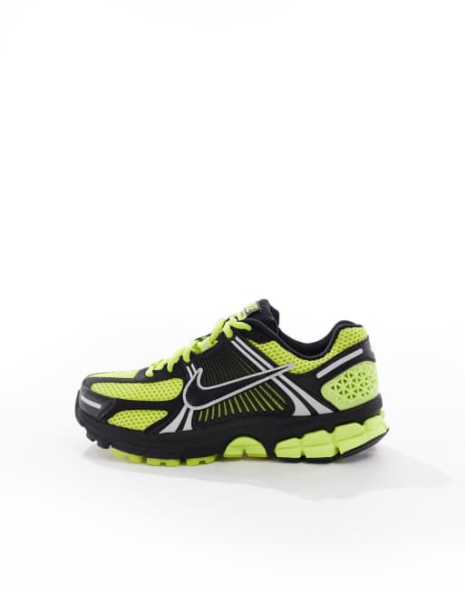 Nike Zoom Vomero 5 sneakers in black and yellow