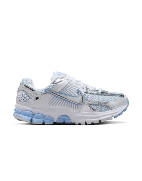 Nike Zoom Vomero 5 sneakers in blue and metallic silver - view 1