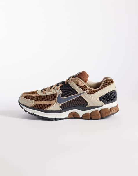 Nike Zoom Vomero 5 sneakers in brown and white  - view 1