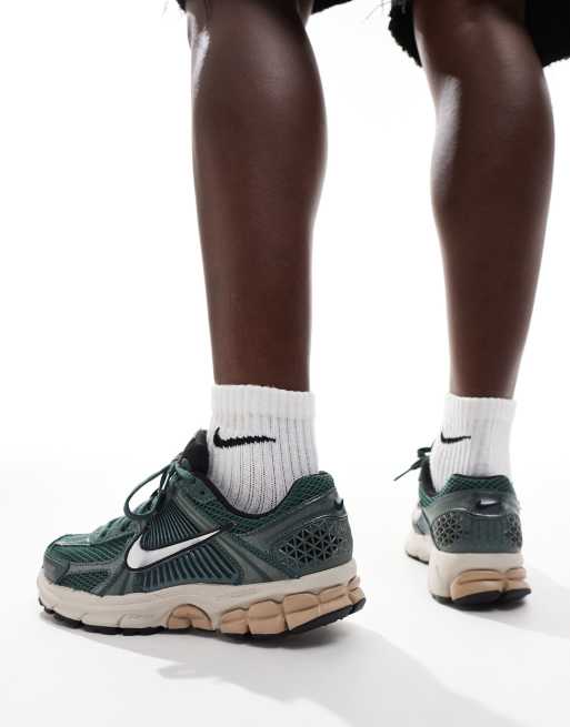 Nike Zoom Vomero 5 sneakers in dark green