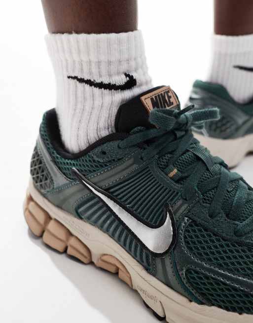 Nike Zoom Vomero 5 sneakers in dark green