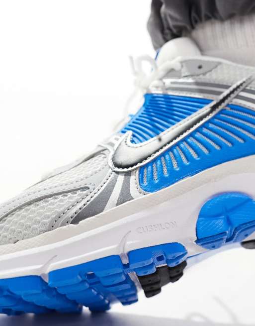 Nike Zoom Vomero 5 sneakers in gray and blue ASOS