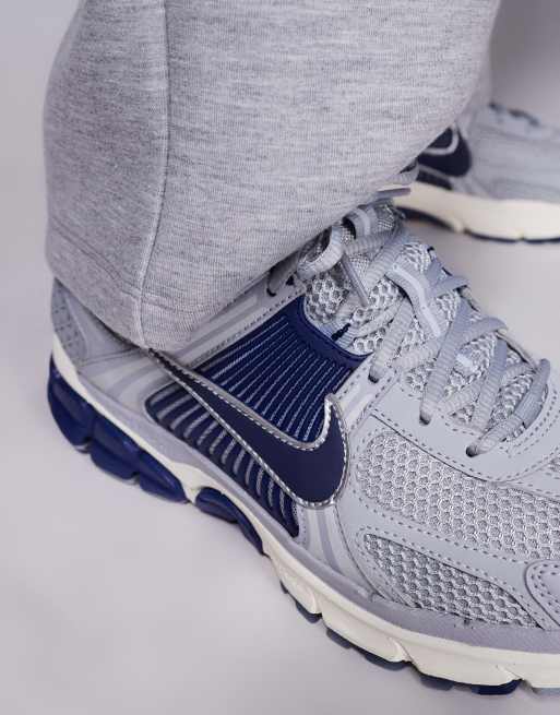 Nike Zoom Vomero 5 sneakers in gray and blue