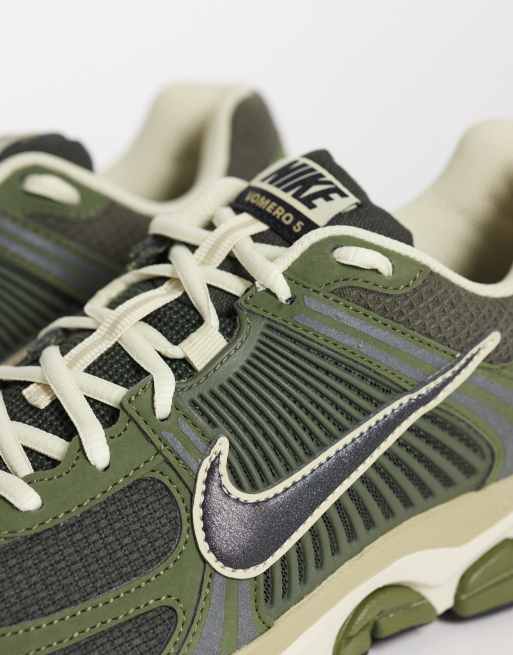 Nike Zoom Vomero 5 sneakers in khaki, 4 of 5