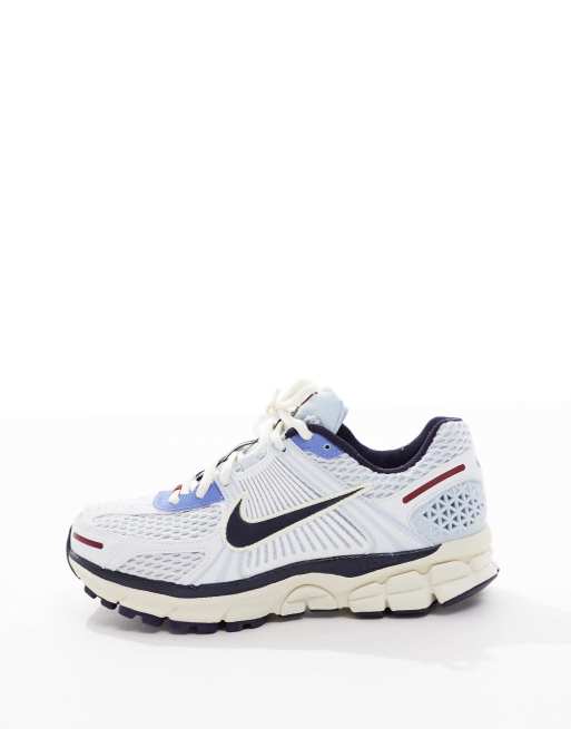 Nike Zoom Vomero 5 sneakers in light blue and purple