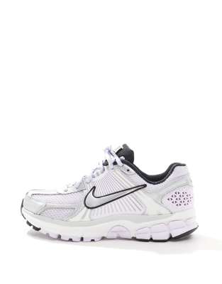 Nike Zoom Vomero 5 sneakers in light purple and silver