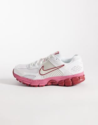 Nike Zoom Vomero 5 sneakers in pink and white 