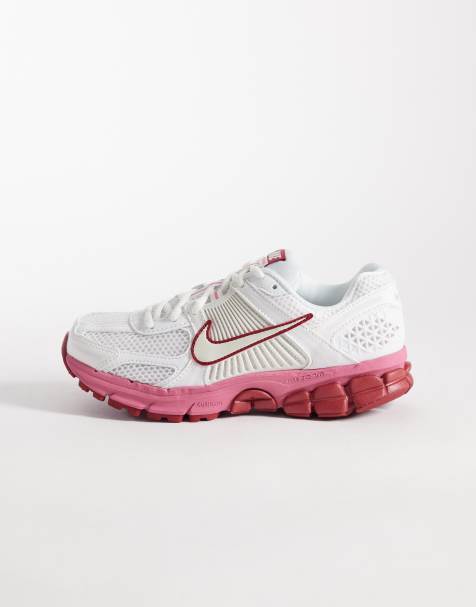 Nike Zoom Vomero 5 sneakers in pink and white  - view 1