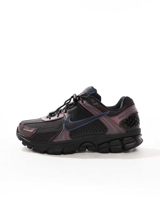 Nike Zoom Vomero 5 unisex trainers in dark burgundy