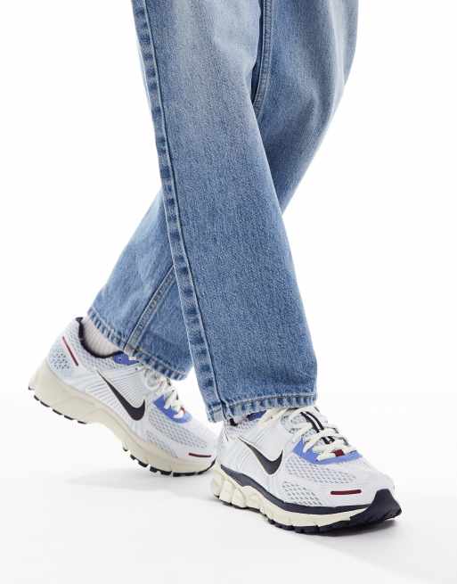 Nike – Zoom Vomero 5 – Unisex - Vita och blå träningsskor, 3 av 5