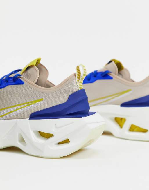 Nike zoom blue and yellow best sale