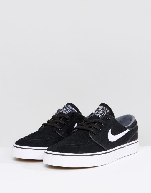 Nike SB Zoom – Janoski – Sorte ruskindssneakers, 2 af 4