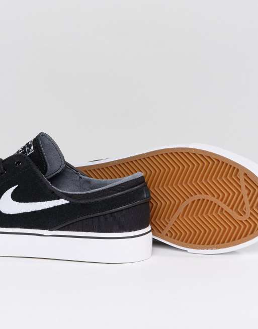 Nike SB Zoom – Janoski – Sorte ruskindssneakers, 4 af 4