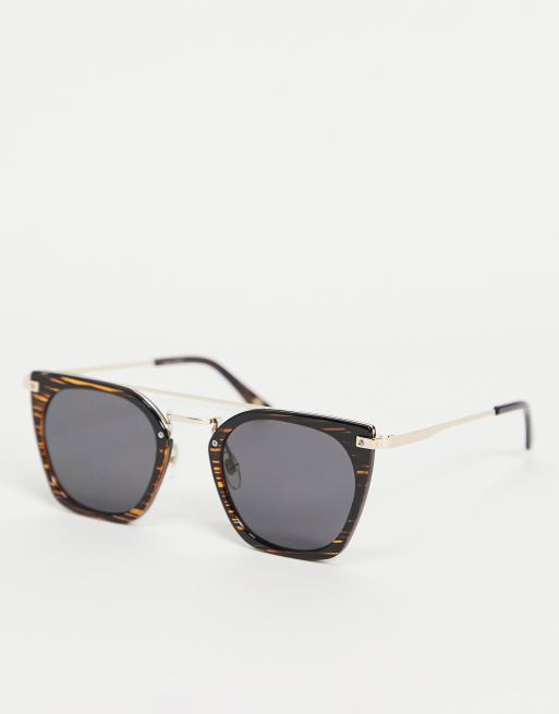 Nine West flat top brow sunglasses