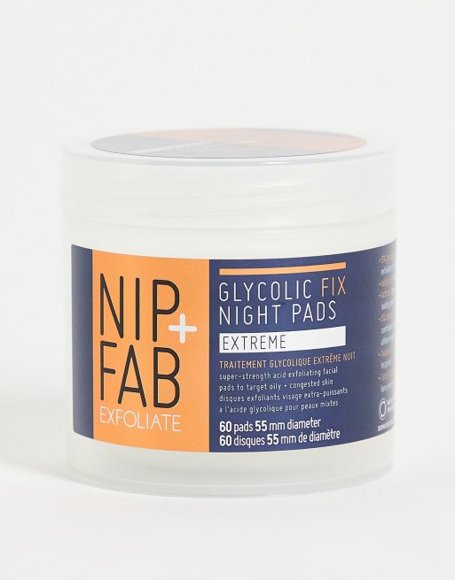 Nip + Fab Glycolic Fix Night Pads Extreme 60 Pads