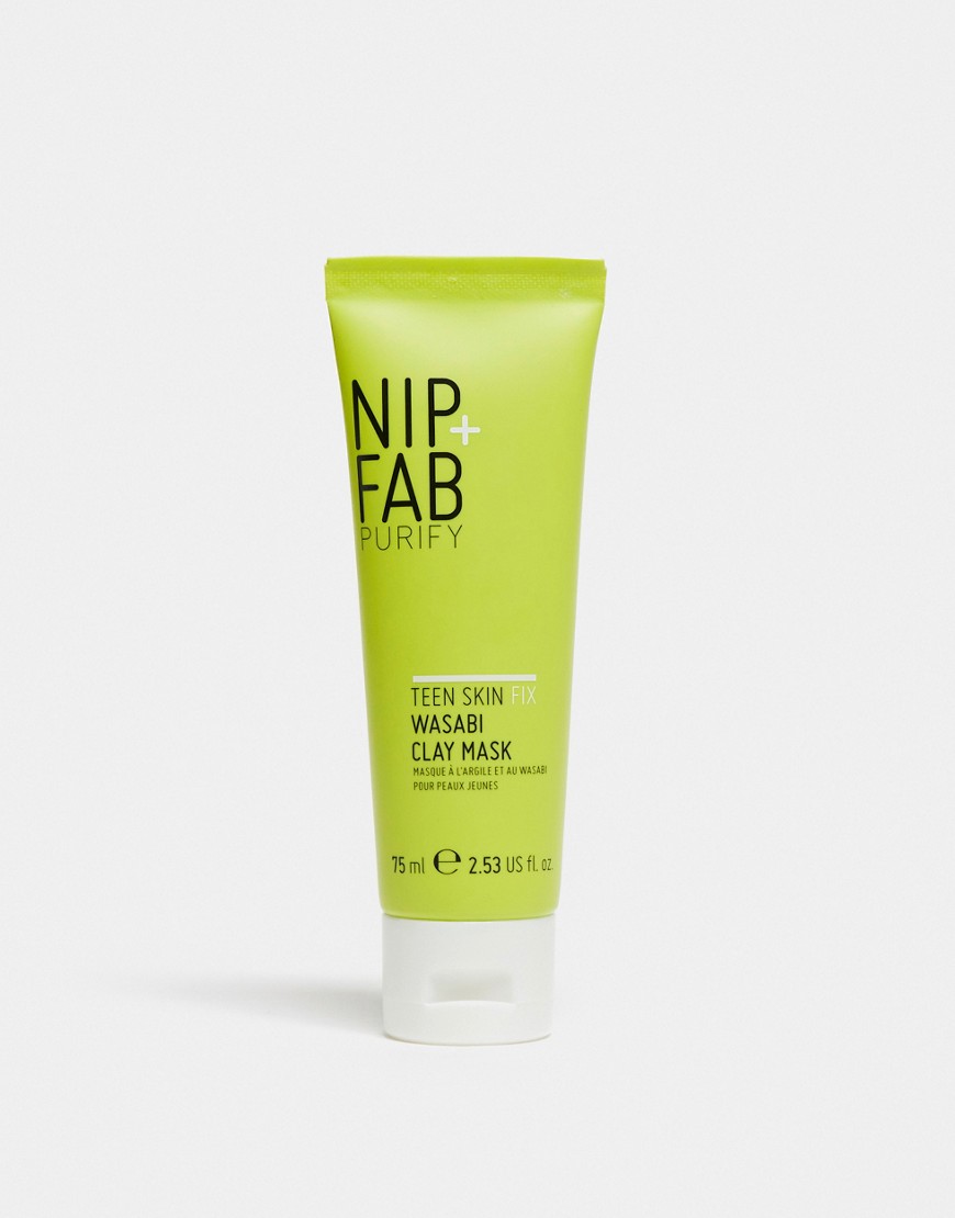 Nip + Fab Teen Skin Fix Wasabi Clay Mask 75ml-No colour