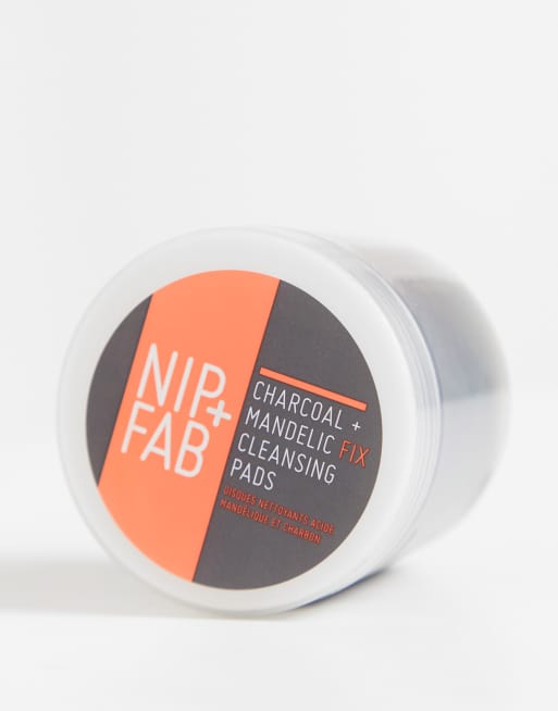 NIP+FAB - Charcoal and Mandelic Acid Fix Daily Pads - Rense-rondeller, 4 af 4
