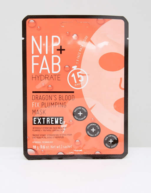 NIP+FAB Dragons Blood Fix Plumping Hyrdogel Mask