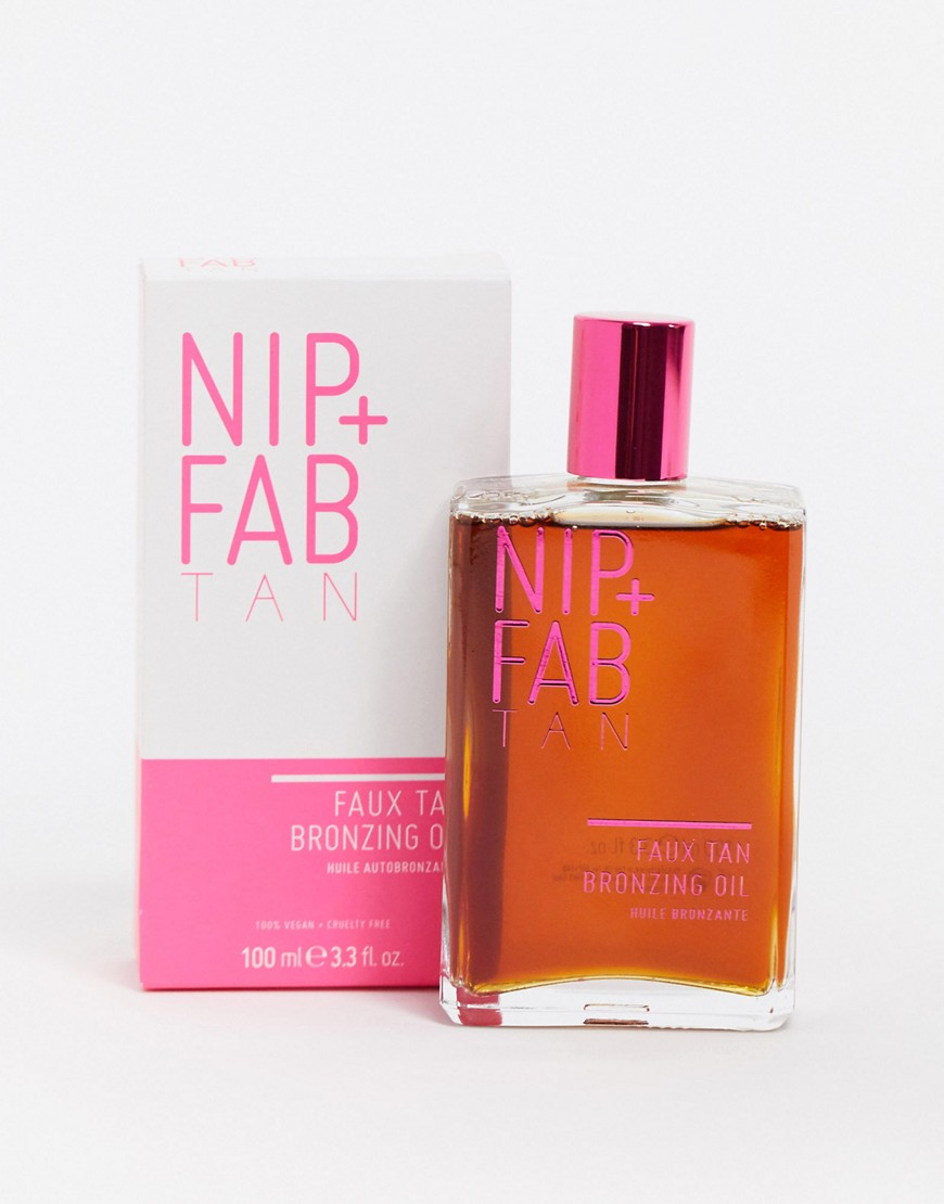 NIP+FAB – Faux Tan – Dry Oil 100ml – Brun-utan-sol-produkt-Ingen färg
