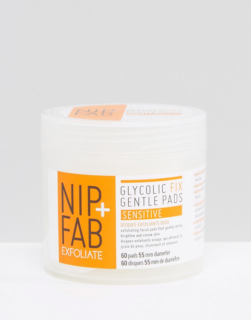 NIP+FAB Glycolic Fix Gentle Sensitive Exfoliating Pads-No Colour