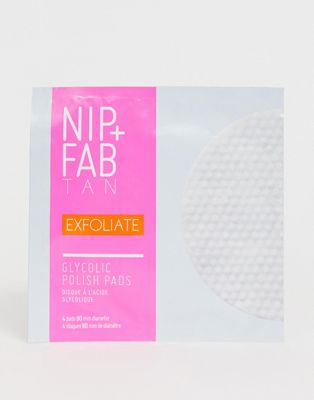 Nip+Fab – Glycolic Polish Pad – Peeling-Pads im 4er-Pack-Keine Farbe