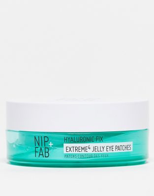 Nip+Fab - Hyaluronic Fix Extreme4 Hydration - Feuchtigkeitsspendende Gelee-Augenpads mit Hyaluronsäure, 20 Paar-Keine Fa...