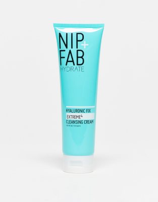 Nip+Fab - Hyaluronic Fix Extreme4 Hydration - Feuchtigkeitsspendende Reinigungscreme mit Hyaluronsäure, 150 ml-Keine Far...