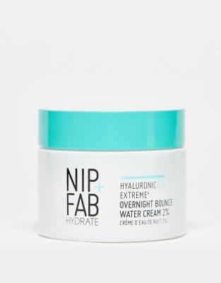 Nip+Fab Hyaluronic Fix Extreme4 Overnight Bounce Water Cream 2% 50ml-No colour