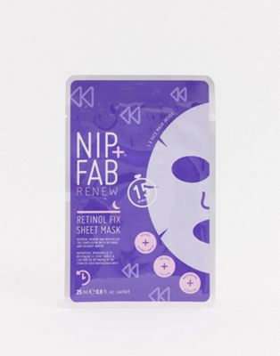 NIP+FAB Retinol Fix Sheet Mask-No Colour