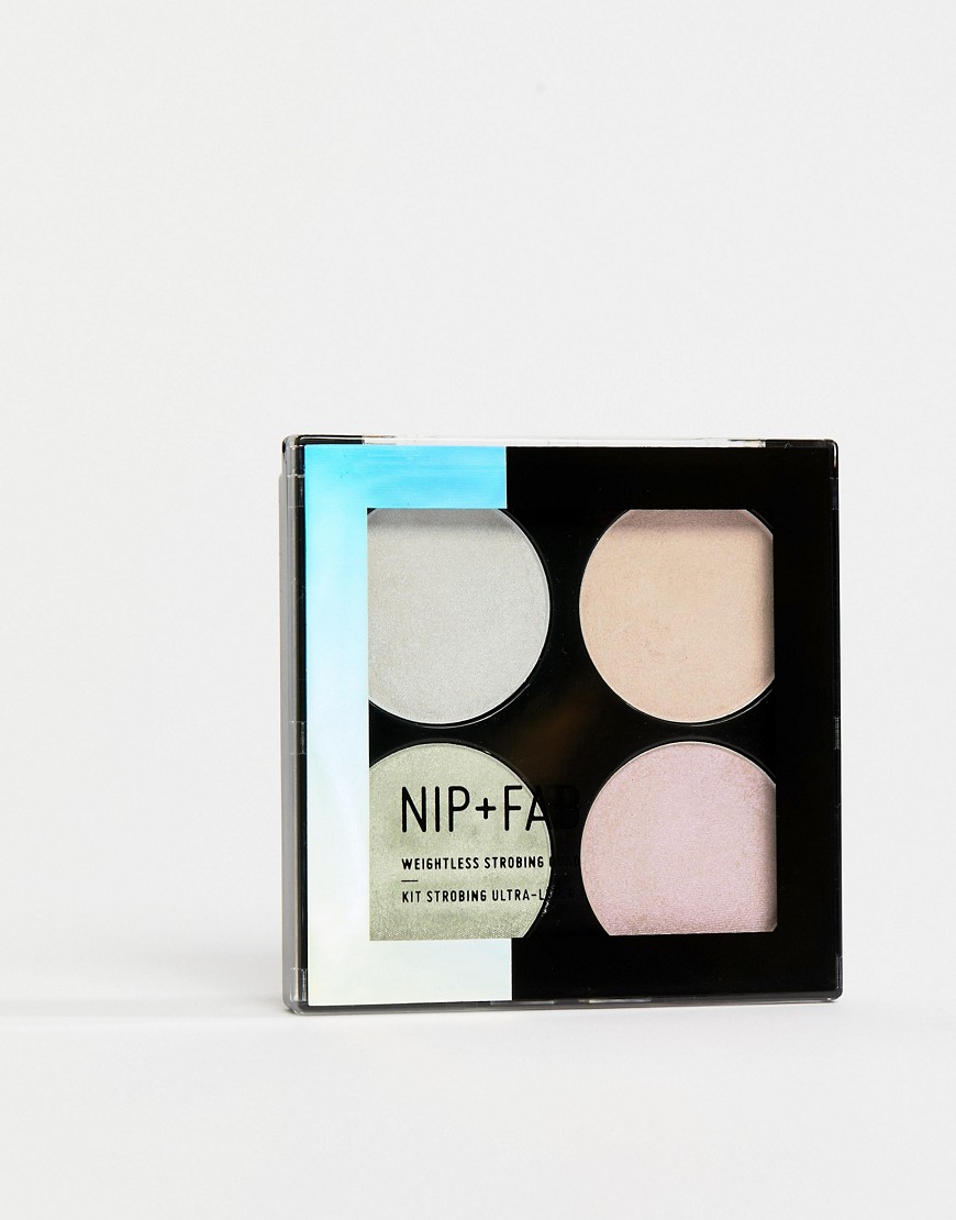 NIP+FAB - Set make-up strobing leggero con 4 polveri-Multicolore