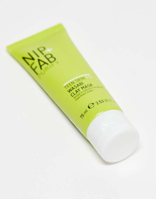 Nip+Fab – Teen Skin Fix – Wasabi Clay Mask – Ansiktsmask, 75ml, 4 av 4