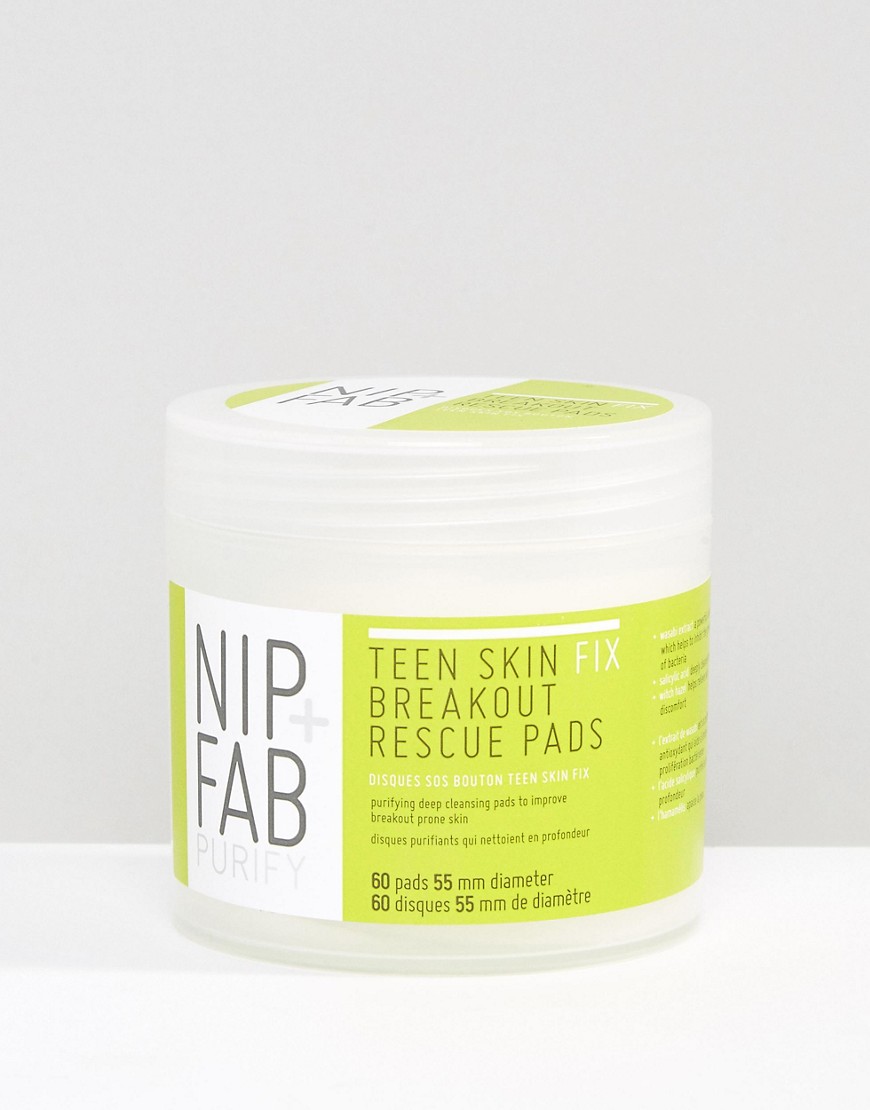 NIP+FAB - Teen Skin - Reinigingspads tegen puistjes-Zonder kleur