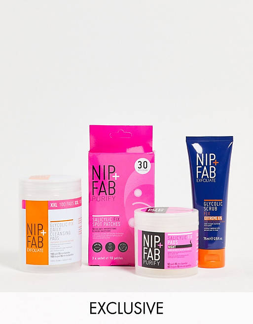 NIP+FAB x ASOS Exclusive Bestsellers Skincare Bundle (save 41%)