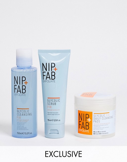 NIP+FAB X ASOS Exclusive Glycolic Glow Day Kit SAVE 35%