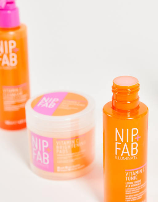 NIP+FAB x ASOS – Exclusive – Vitamin C Brighten + Glow Regime – Hudvård med C-vitamin (spara 41%), 3 av 4