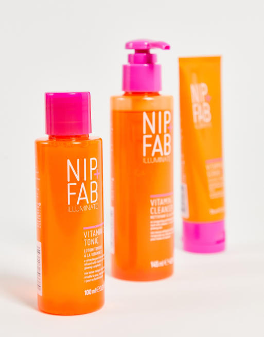 NIP+FAB x ASOS – Exclusive – Vitamin C Brighten + Glow Regime – Hudvård med C-vitamin (spara 41%), 4 av 4