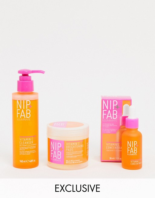 NIP+FAB X ASOS Exclusive Vitamin C Brightening 3 Step Regime