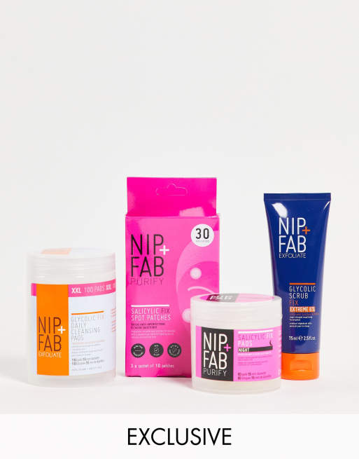 NIP+FAB x ASOS - Hudplejesæt med bestsellere, (spar 41%) - Kun hos ASOS