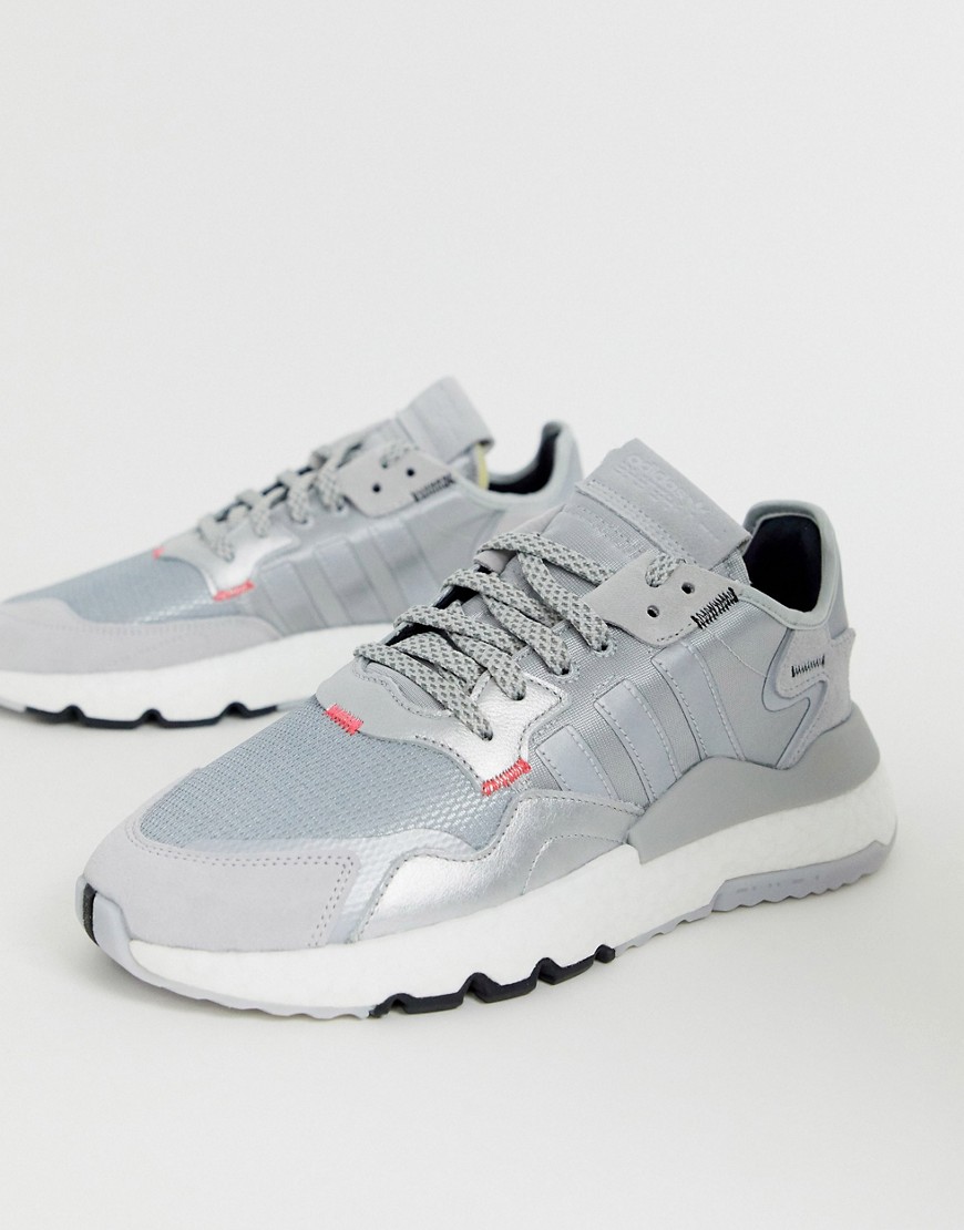 Nite grå joggers sneakers fra adidas Originals-Hvid