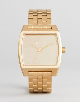 Nixon - A1245 - Armbandhorloge met timetracker in goud