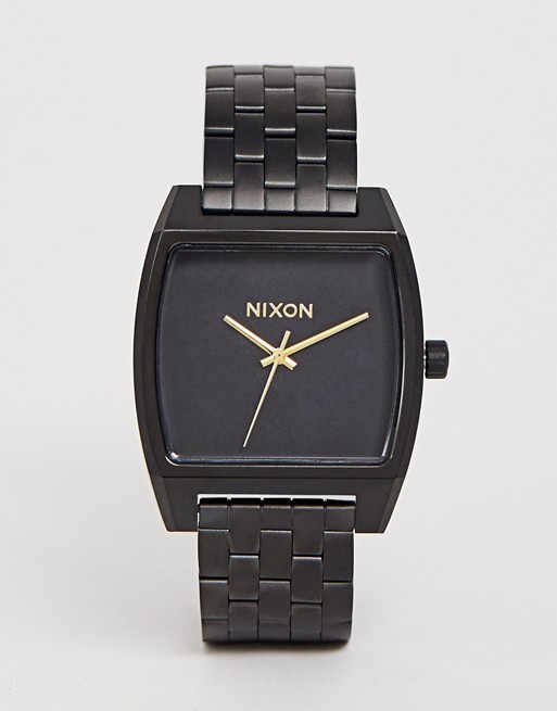 Nixon A1245 Time Tracker bracelet watch in black