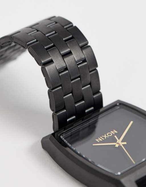 Nixon A1245 Time Tracker bracelet watch in black