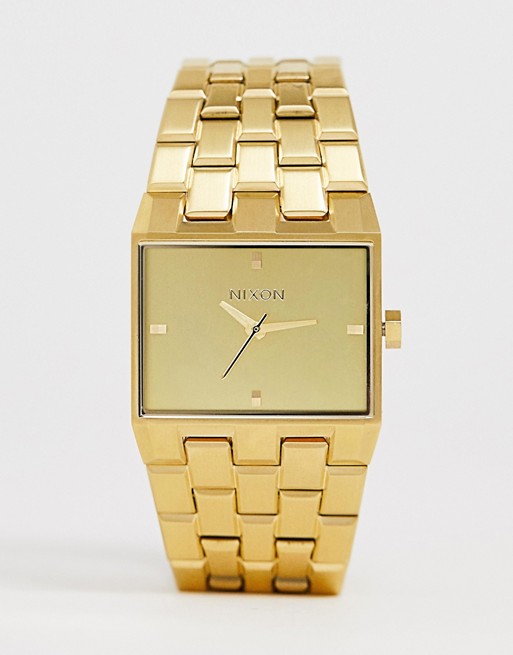 Nixon A1262 Ticket II bracelet watch in gold