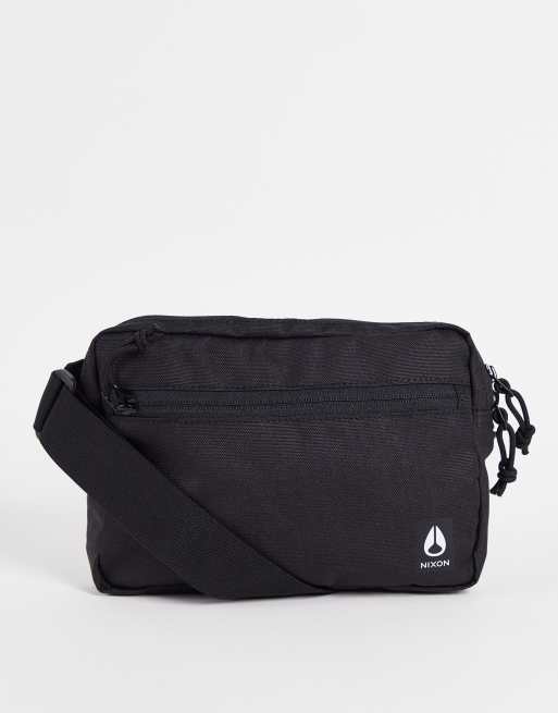 Nixon – Czarna torebka crossbody z poliestru - BLACK