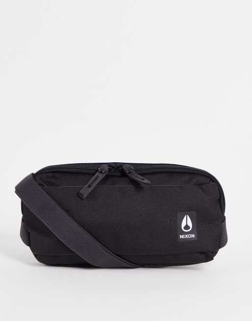 Nixon – Czarna torebka crossbody z poliestru - BLACK