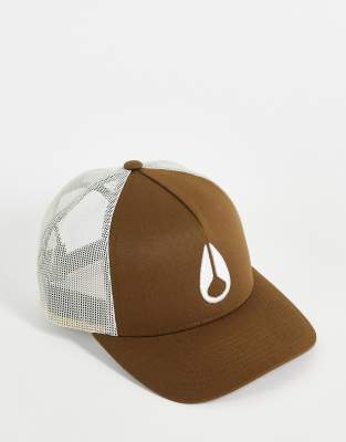 NIXON CAP ICONED TRUCKER CHARCOAL/BLK U Black