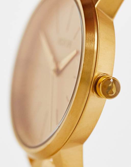 Nixon Kensington Goldfarbene Armbanduhr ASOS