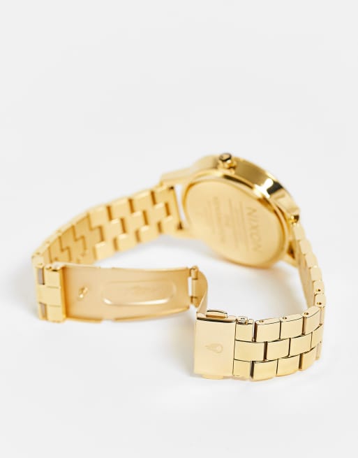 Nixon - Kensington - Horloge in goud en zwart , 2 van 4