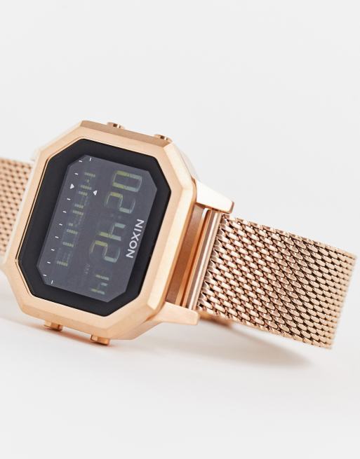 Nixon siren cheap rose gold